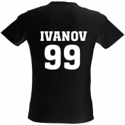 Термотрансферная печать, одноцветные надписи